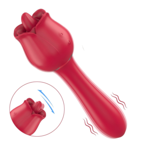 rose pro 6 licking & vibrating rose toy