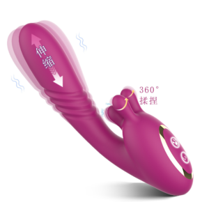 Layla G-spot vibrator in wine red – body-safe silicone, rechargeable, beginner-friendly
