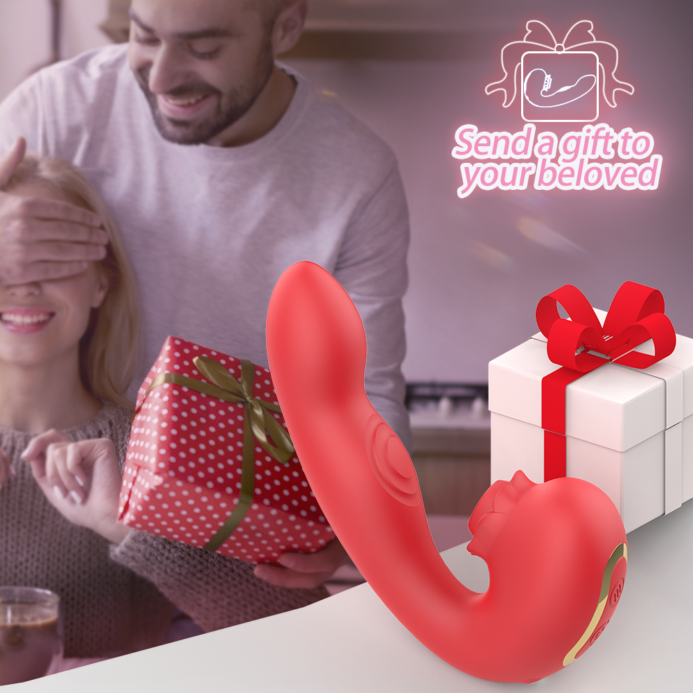 floral – suction & vibrating clitoral toy